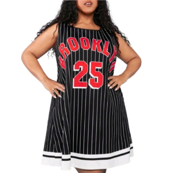 BROOKLYN 25 ☆ CUTE CHEER STYLE ☆ A-LINE DRESS ☆ 6x [32/34] ☆ NWT - Picture 2 of 9